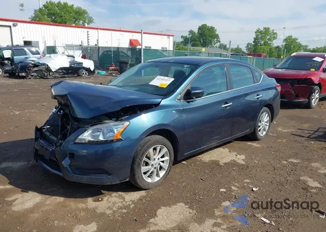2015 Nissan Sentra Sv из США, поврежденный, VIN 3N1AB7APXFY328028